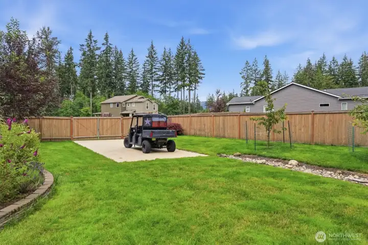 RV pad behind the RV gate! RV pad behind the RV gate!