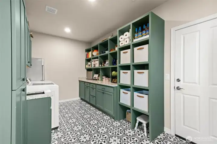tons of dry food storage and appliance lift!