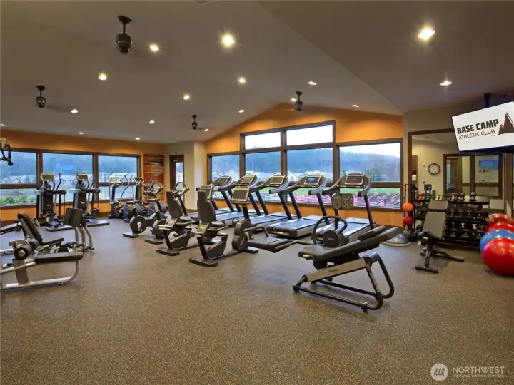 Ample workout space