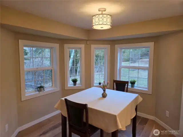 Great views from Dining room