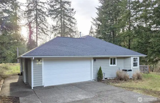Brand New Roof comes with warranty.