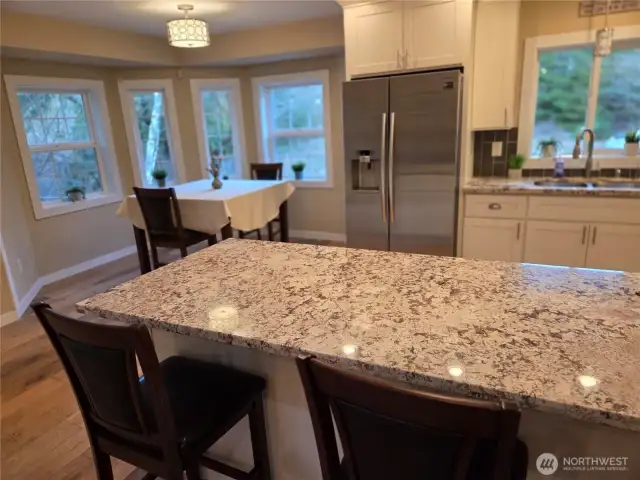 Upscale Finishes through the home.