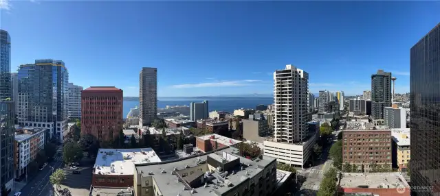 From the balcony!