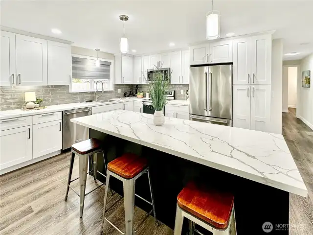 The perfect place to prepare meals and entertain.