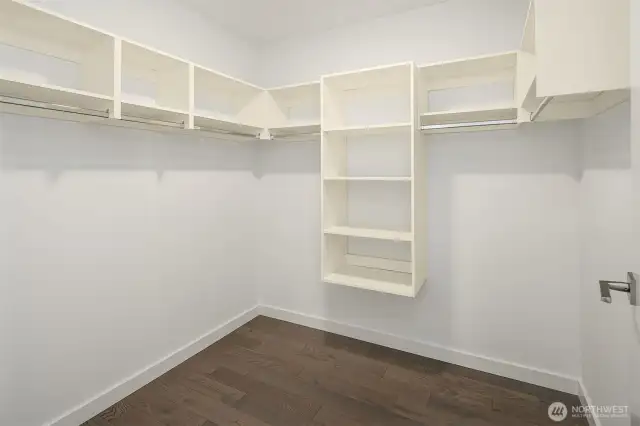 Spacious closet