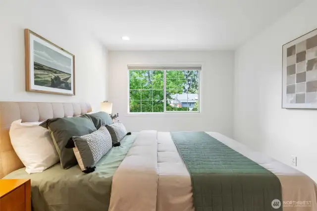 Bedroom 2 on the upper level.