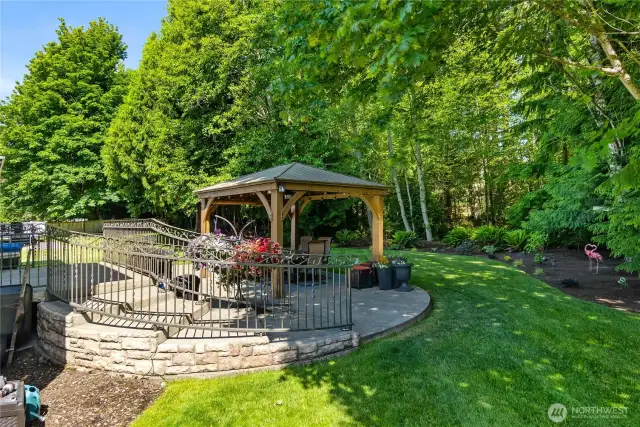 Immerse yourself in the nature scape that surrounds your patio.  This is a perfect spot to sip morning coffee and listen to the birds.