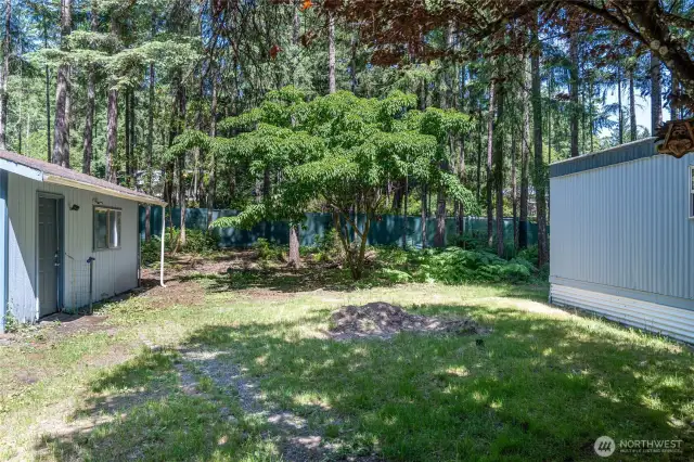 Large lot w/ lots of privacy