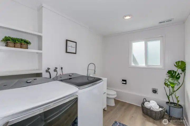 huge laundry room
