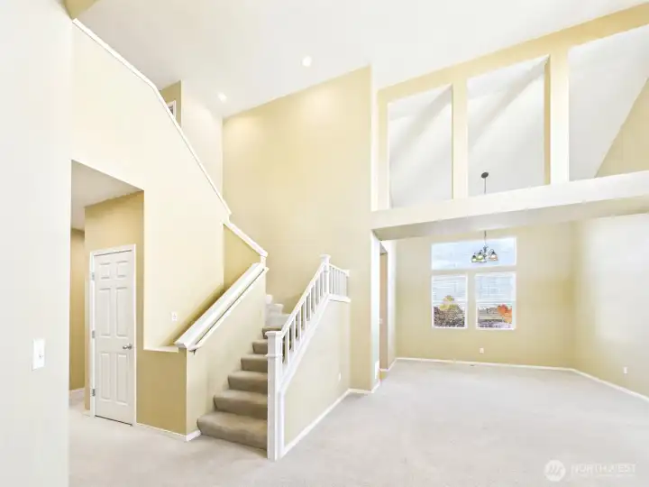 Stairs to upper level