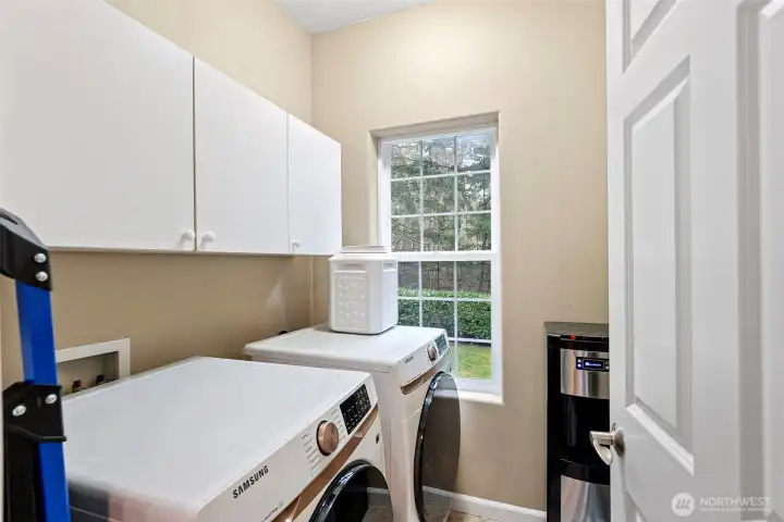 Separate laundry room off of the kitchen