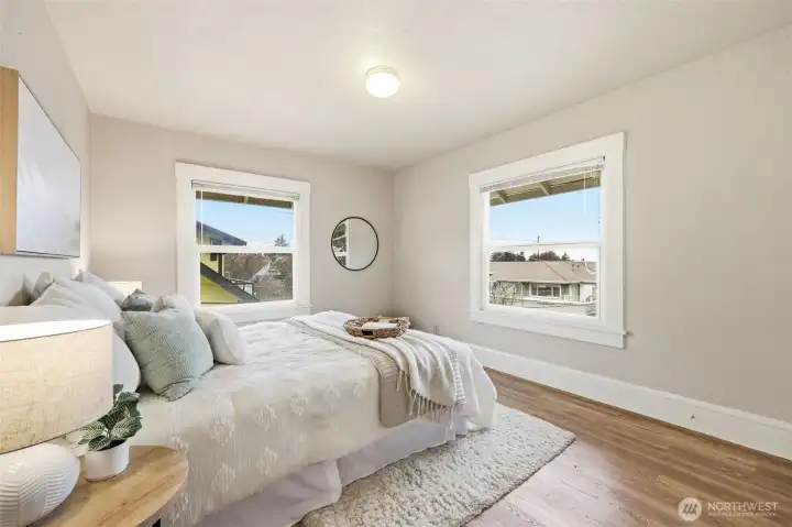 Light and bright bedrooms!