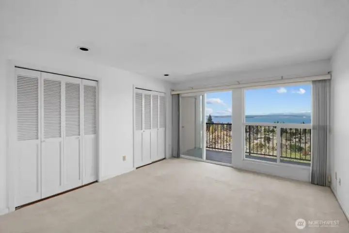 primary with two closets