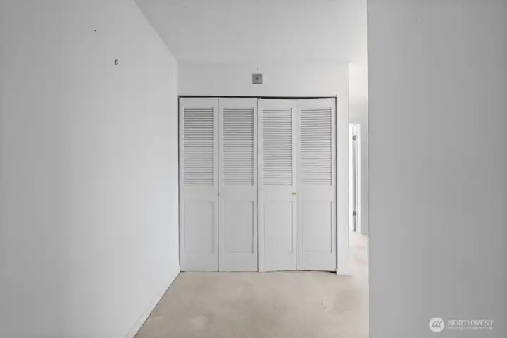 Hall closet