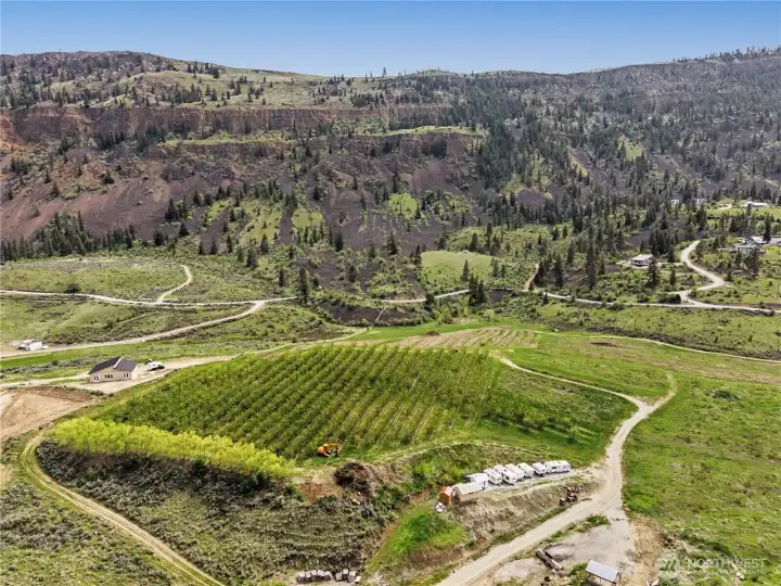 View of entire acreage from northern end of property