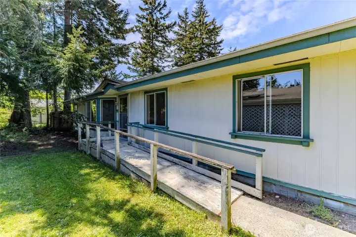 Ramp to front door