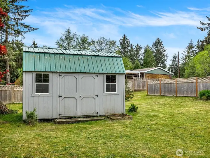 Oversized storage shed