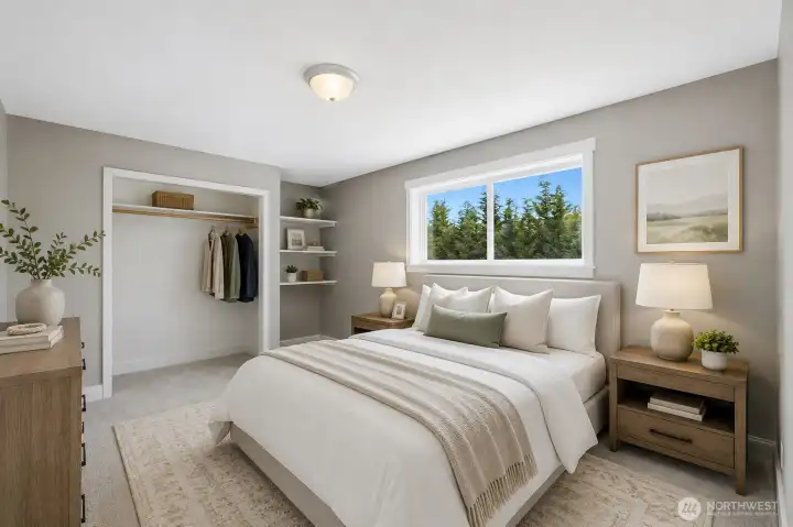 Virtually Staged Bedroom #3.