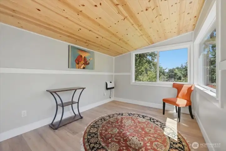 Easily work from home or create a hobby space. Easily work from home or create a hobby space.
