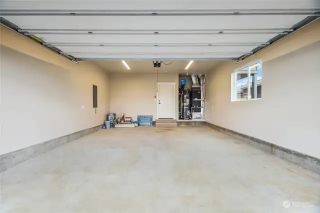 Attached 440 square foot garage.