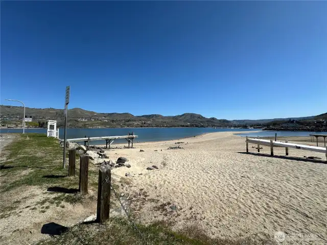 Water is slowing moving up and lake filling up