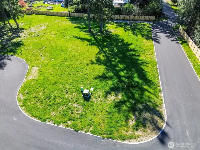 Aerial view of Lots 1-3