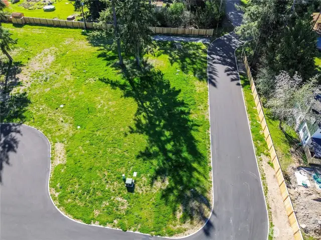 Aerial view of Lots 1-3