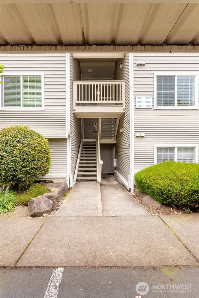 Stairs to Unit