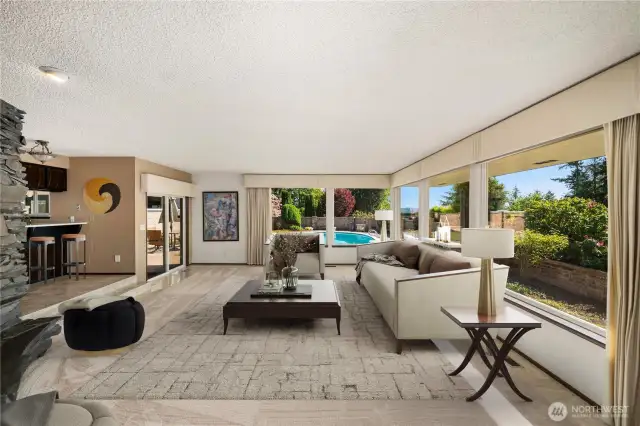 Virtual staging allows you to envision living in the space