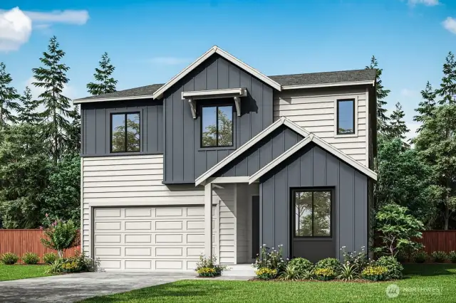 Exterior Rendering of Homesite 23.