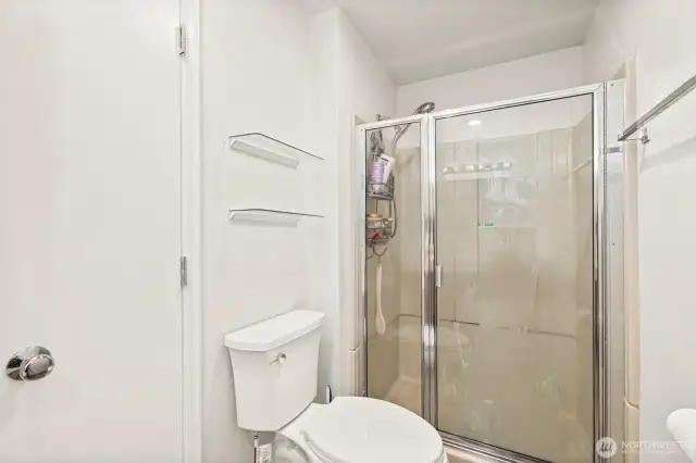 Primary bathroom with storage