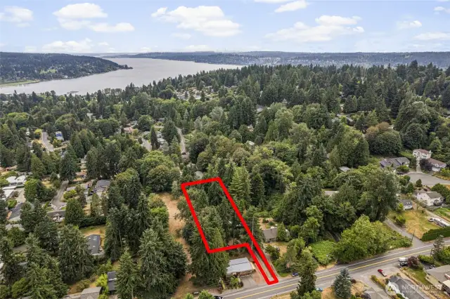 Aerial View w Lake