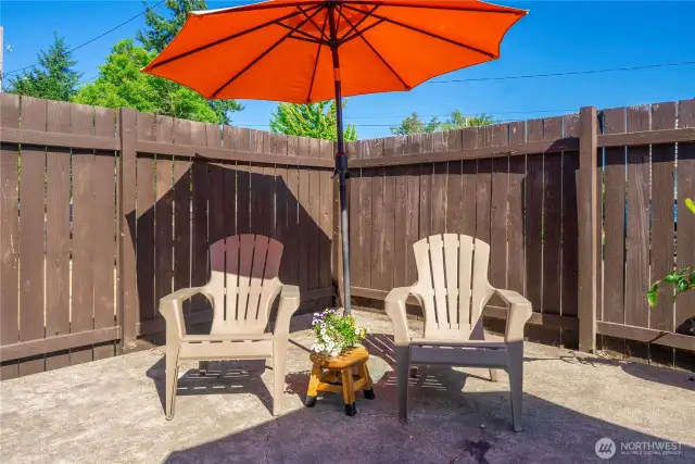 Back patio