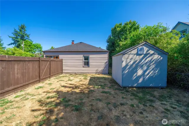 Garden shed for storage