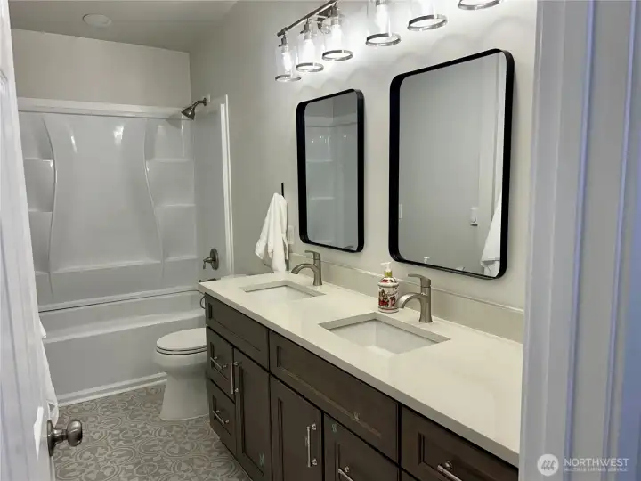 The Main Bath Has Been Completely Remodeled.