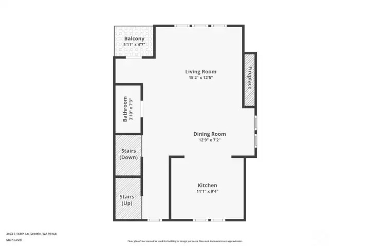 Main Level Floorplan