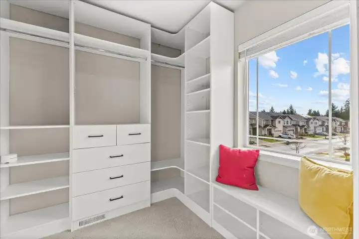 Huge Walk-in Primary Closet