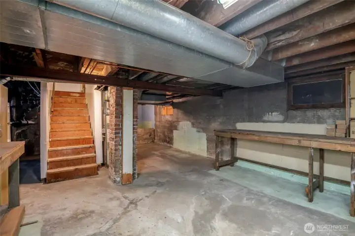 Basement access off kitchen.