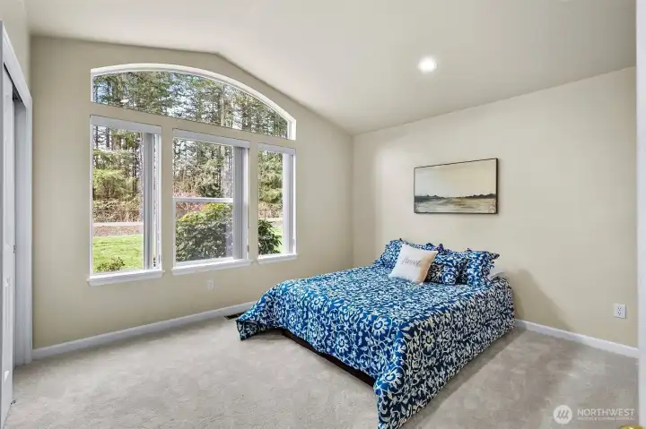 Vaulted Ceilings in 3rd Bedroom