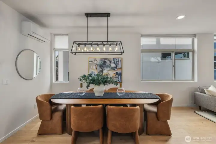 Large dining area