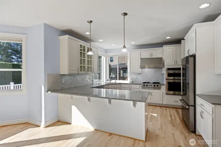 Remodeled kitchen