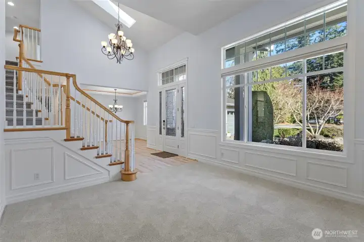 Living room to dining room