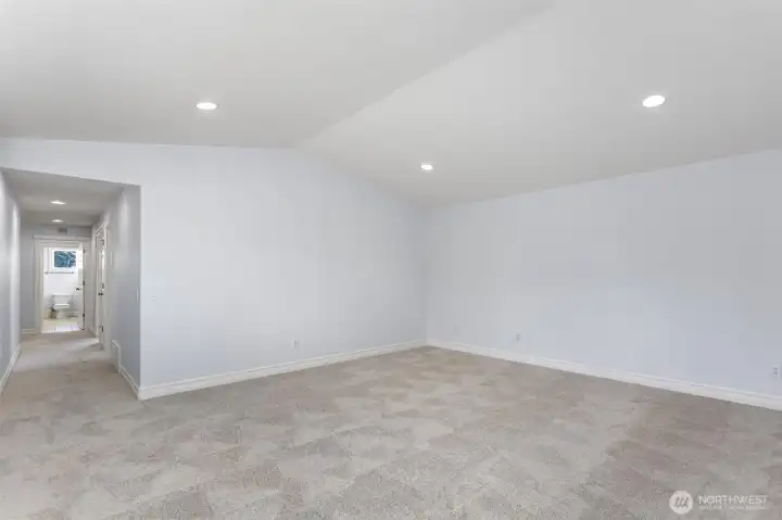 Upstairs rec room