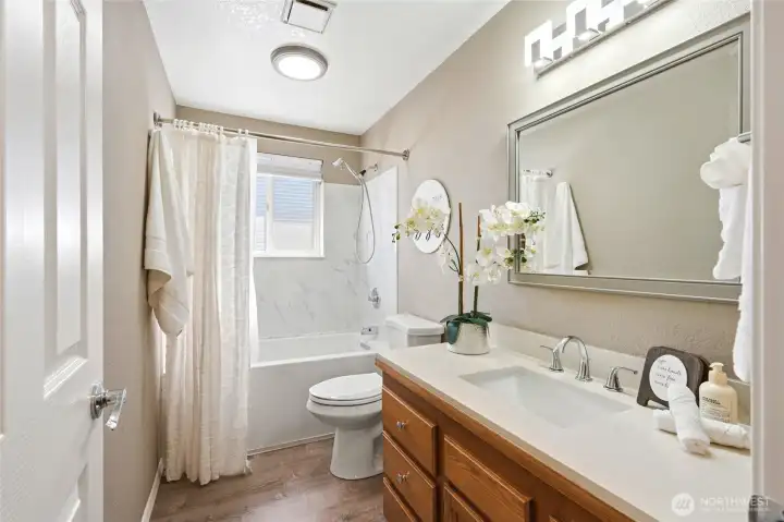 main hallway bathroom updated