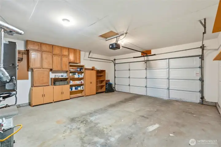 large 2 car garage