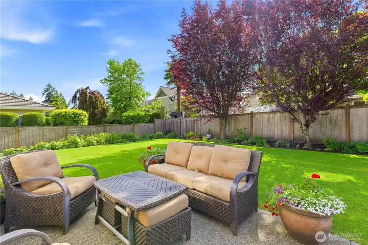 A perfect setting for summer relaxation.