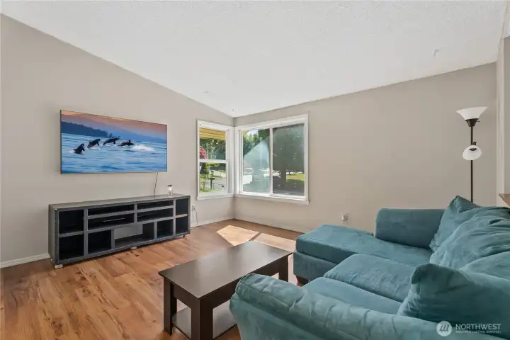 Step inside to a bright open living area