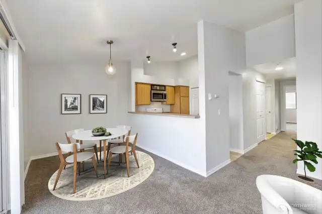 Dining Area-Virtually Staged