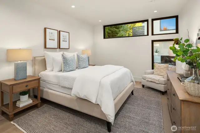 Bedroom at the guest house