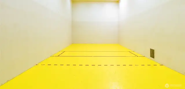 Racket ball court, there's also outdoor tennis